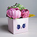 Коробка для цветов с топпером «Котик», 11 х 12 х 10 см, фото 2