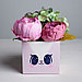 Коробка для цветов с топпером «Котик», 11 х 12 х 10 см, фото 3
