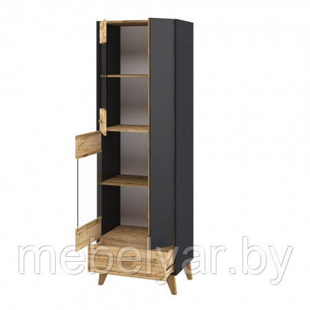 Шкаф комбинированный МН-036-10(1) Мебель Неман Сканди Графит - фото 2 - id-p174252641