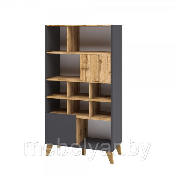 Шкаф комбинированный МН-036-11(1) Мебель Неман Сканди Графит - фото 1 - id-p174252797