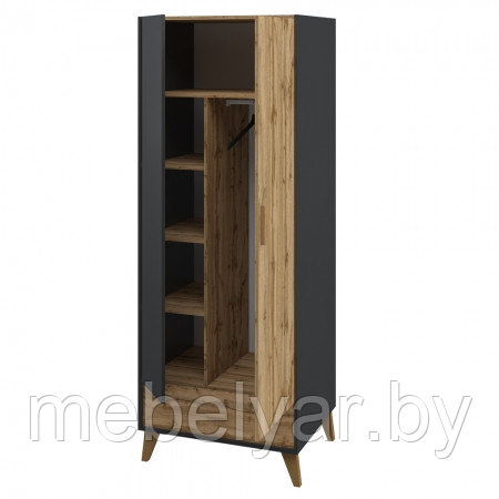 Шкаф комбинированный МН-036-35(1) Мебель Неман Сканди Графит - фото 2 - id-p174257191