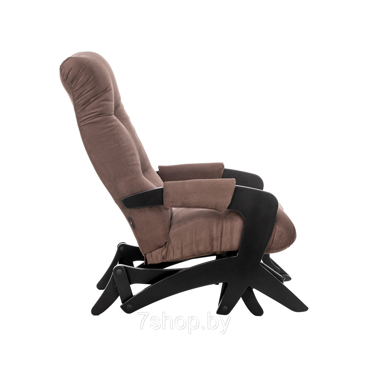 Кресло-глайдер Твист Венге, ткань Verona Brown - фото 3 - id-p174252622