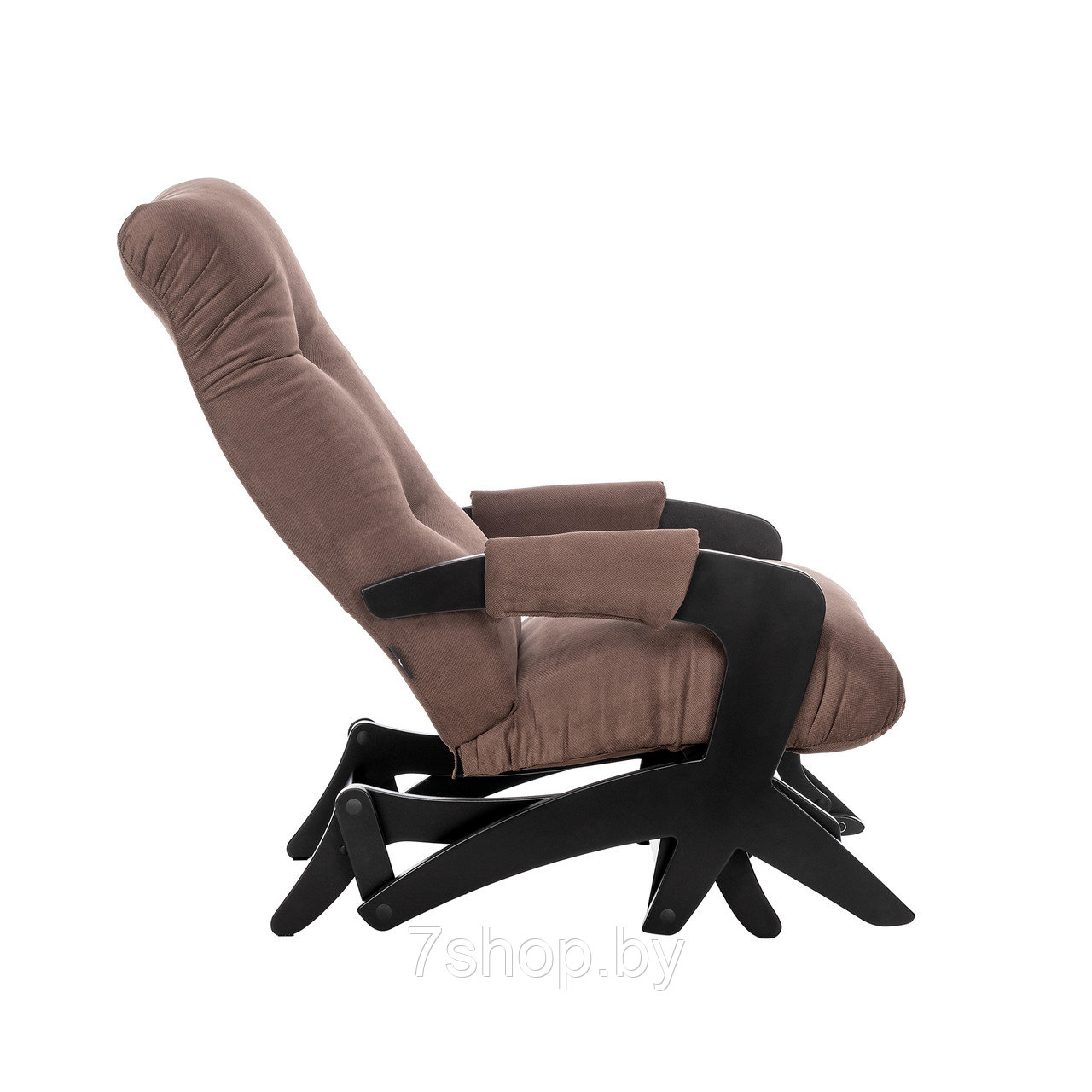 Кресло-глайдер Твист Венге, ткань Verona Brown - фото 4 - id-p174252622