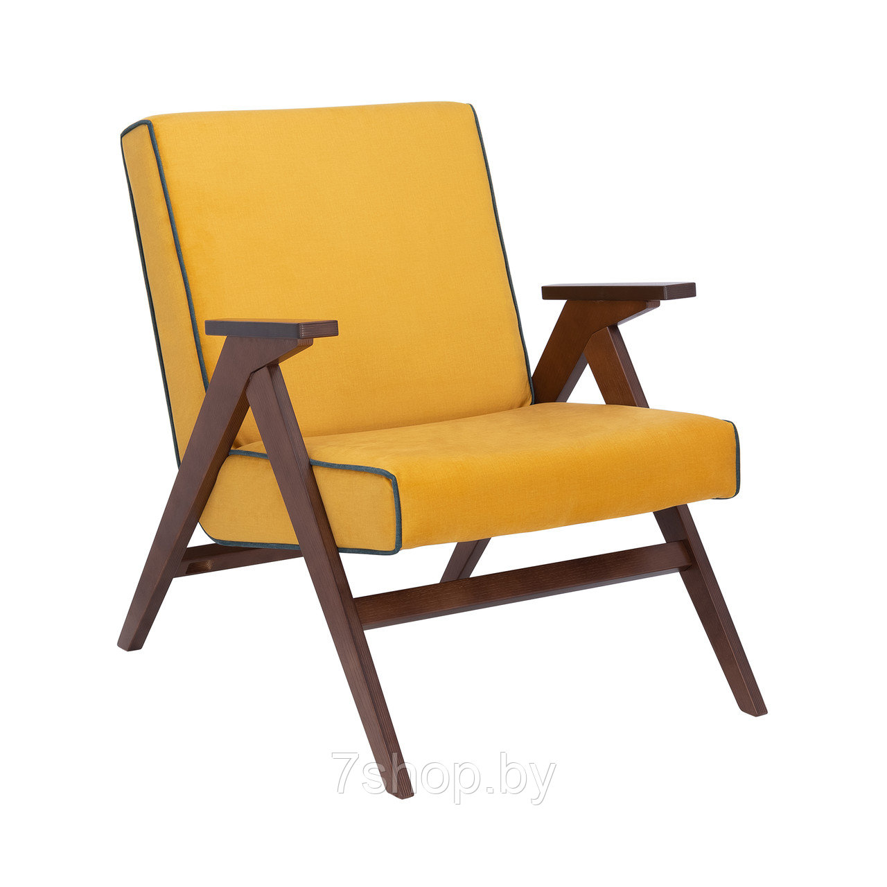 Кресло для отдыха Импэкс Вест орех шпон Fancy 48, кант Fancy 37 - фото 1 - id-p174252627