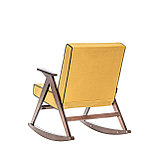 Кресло-качалка Вест Орех, ткань Fancy 48, кант Fancy 37, фото 2
