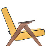 Кресло-качалка Вест Орех, ткань Fancy 48, кант Fancy 37, фото 3