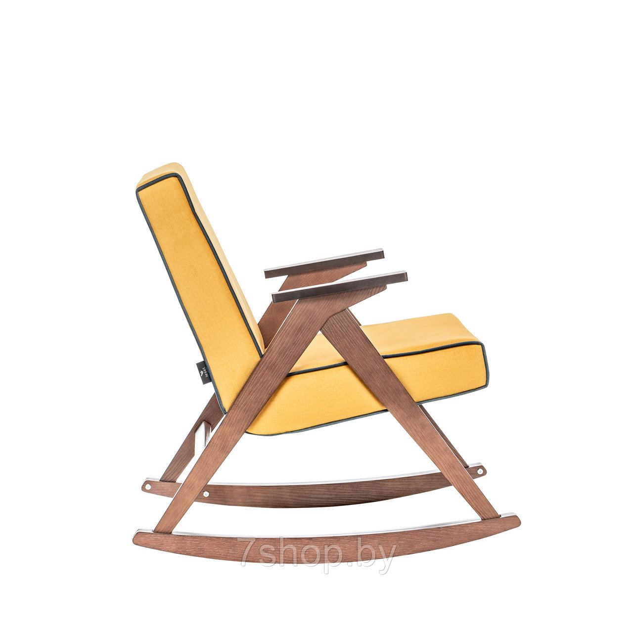 Кресло-качалка Вест Орех, ткань Fancy 48, кант Fancy 37 - фото 4 - id-p174252629