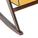 Кресло-качалка Вест Орех, ткань Fancy 48, кант Fancy 37, фото 6