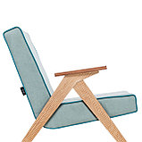 Кресло-качалка Вест Дуб, ткань Soro 34, кант Soro 86, фото 5