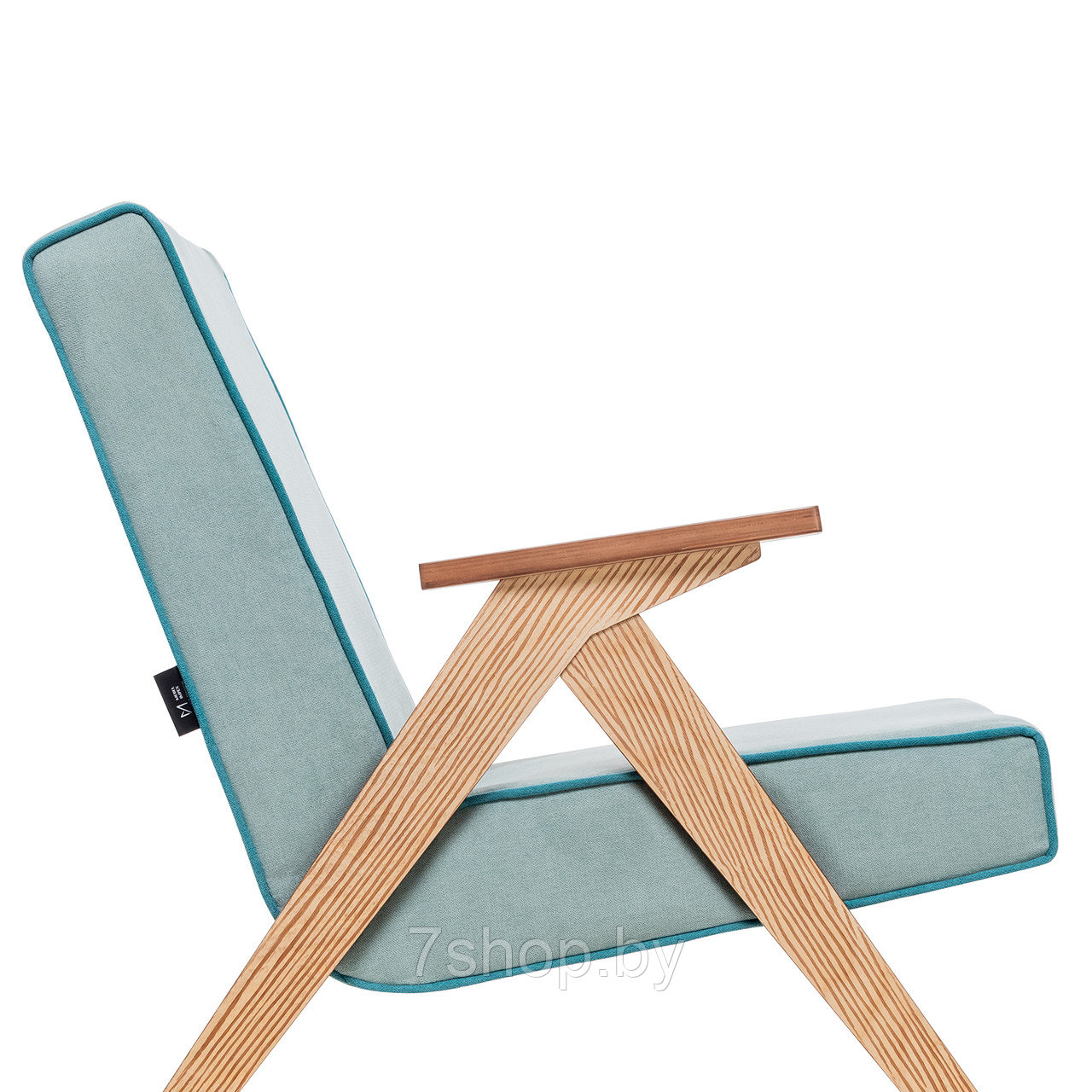Кресло-качалка Вест Дуб, ткань Soro 34, кант Soro 86 - фото 5 - id-p174252631