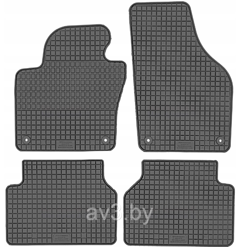 Коврики в салон Volkswagen Tiguan 2007-2017 [63510] (Германия)