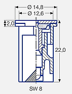 Распылитель компактный инжекторный концевой IDKS 80-02 Lechler, фото 2
