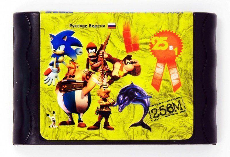 Картридж Sega 25в1 (BS-25001), Jungle Book/Lion King/Asterix/Donkey Kong/Bubsy 2/Tetris/Monopoly/Daffy и др. - фото 4 - id-p174263141