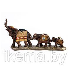 Слоны сувенирная фигурка 38*8*20 см.