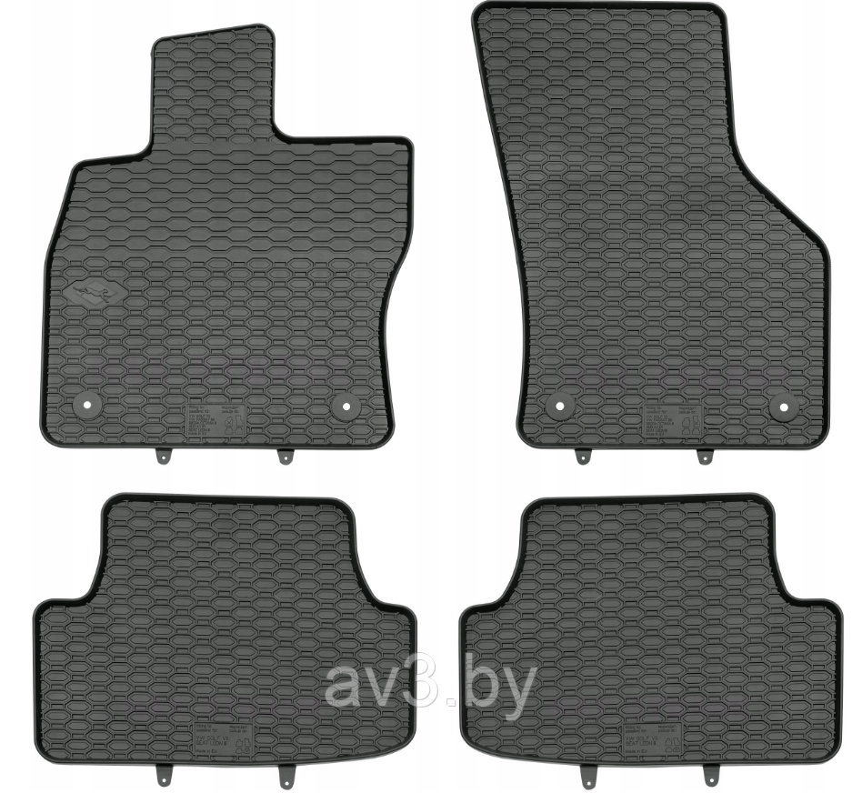 Коврики в салон Volkswagen Golf 7 2012- [810] / Audi A3 2012- / Audi A3 Sportback 2012- / Seat Leon