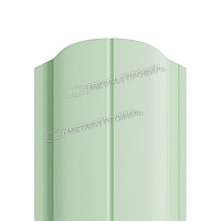 Штакетник металлический МП ELLIPSE-O 19х126 NormanMP (ПЭ-01-6019-0.5) RAL 6019 Зеленая пастель