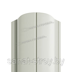 Штакетник металлический МП ELLIPSE-O 19х126 NormanMP (ПЭ-01-9003-0.5) RAL 9003 Белый