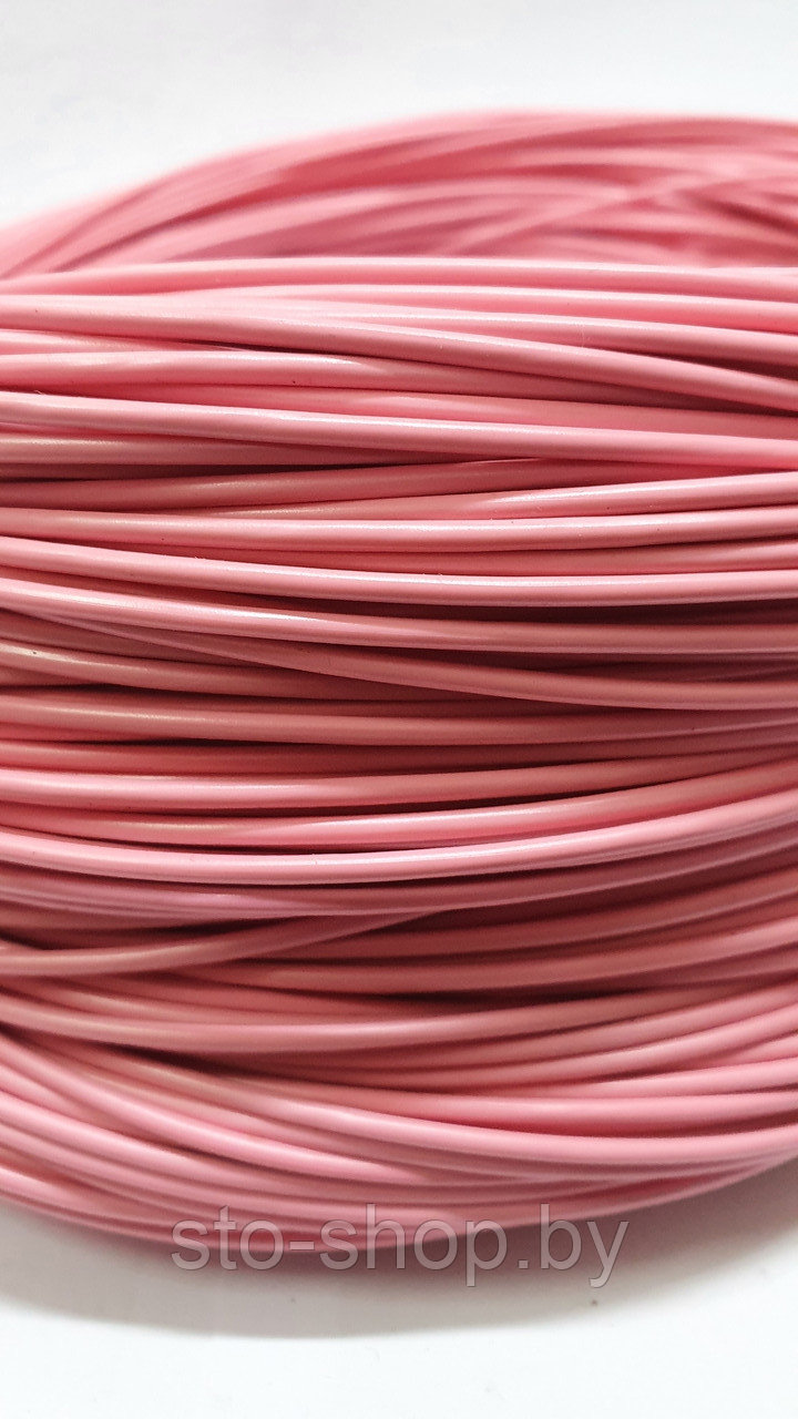 Провод ПВАМ 1,0 мм² гибкий теплостойкий розовый - фото 2 - id-p174265044