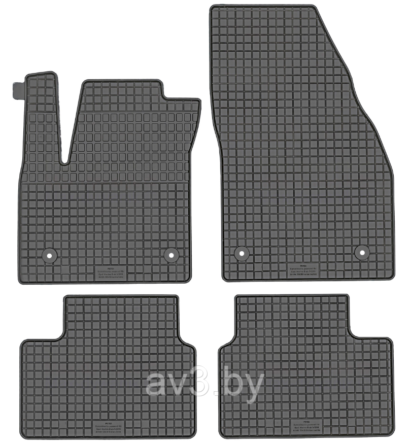 Коврики в салон Opel Meriva B 2010- [59410] (Германия)