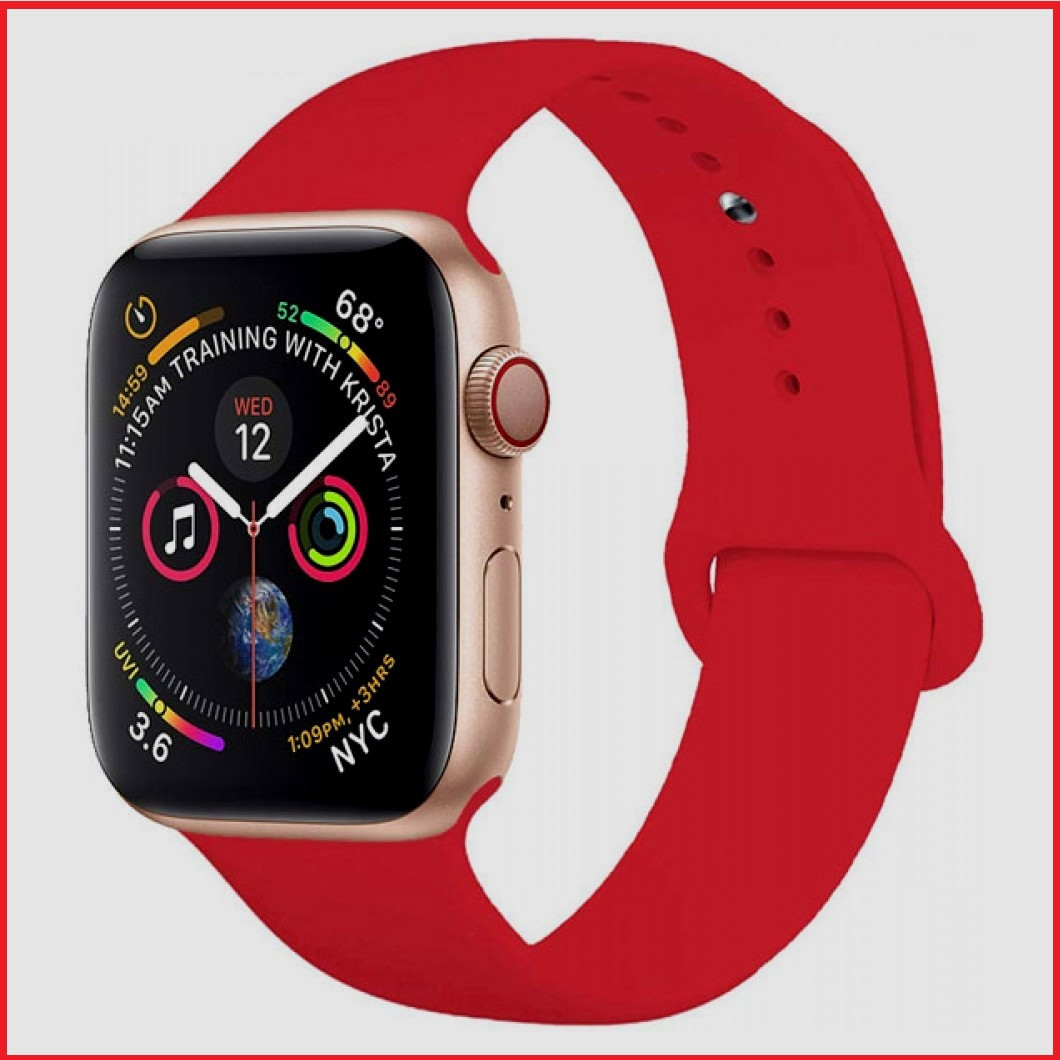 Ремешок для часов Apple Watch 38/40 mm (бордовый)