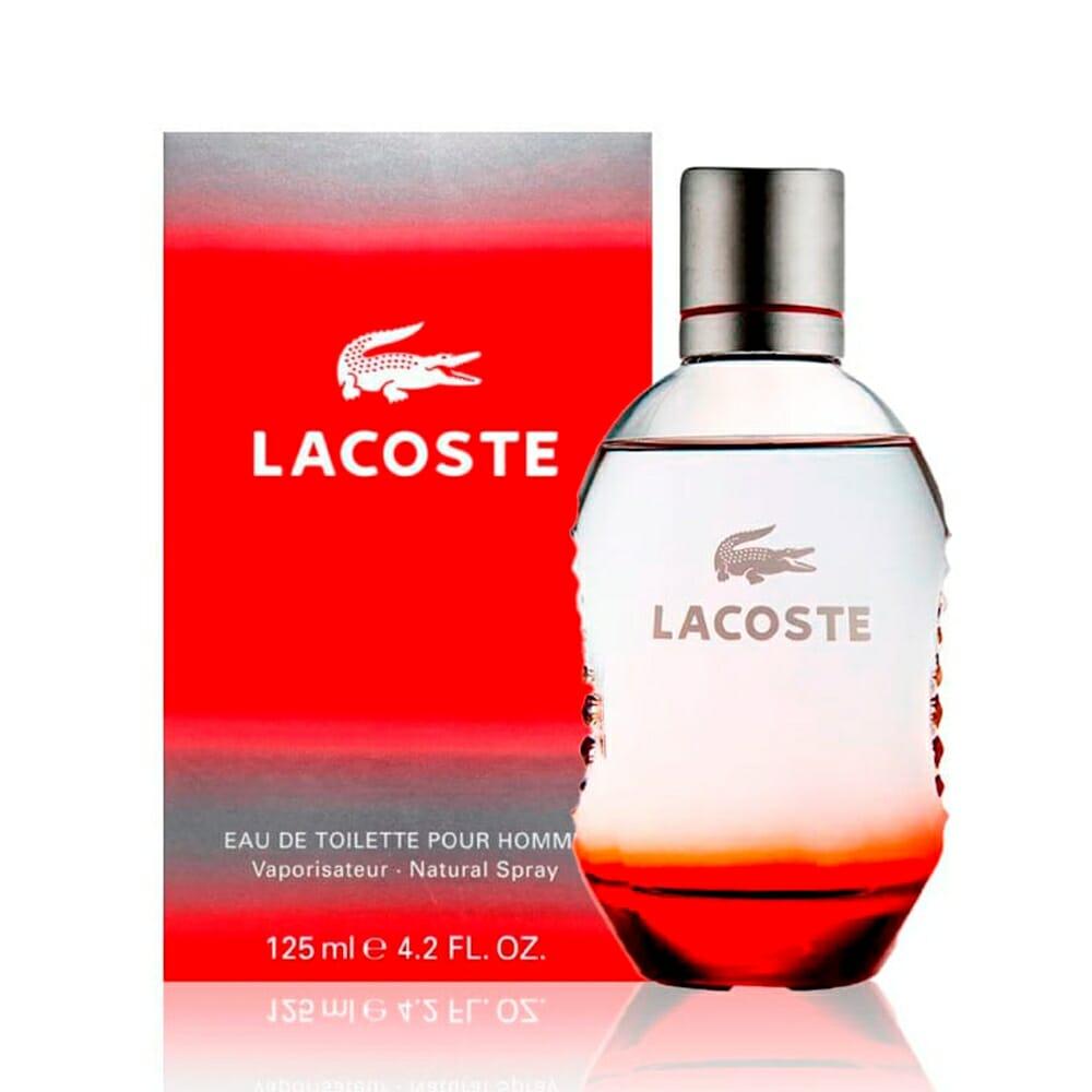 Мужские духи LACOSTE Eau de toilette pour homme red and white 125ml - фото 3 - id-p174278806