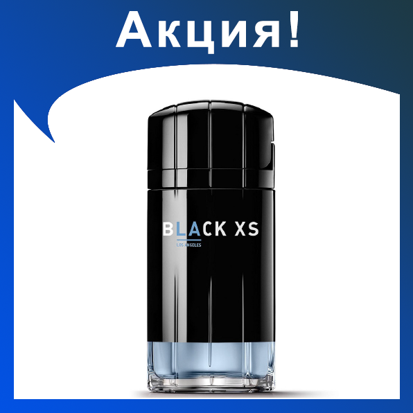 Мужские духи PACO RABANNE Black XS Los Angeles 100ml - фото 1 - id-p174278812