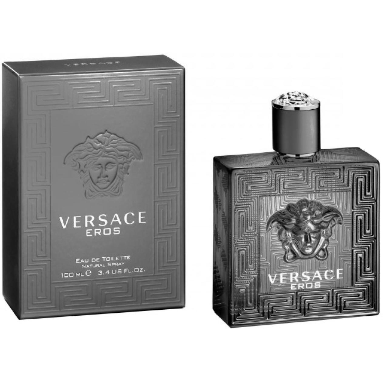 Мужские духи VERSACE Eros perfumed deodorant 100ml - фото 3 - id-p174278817