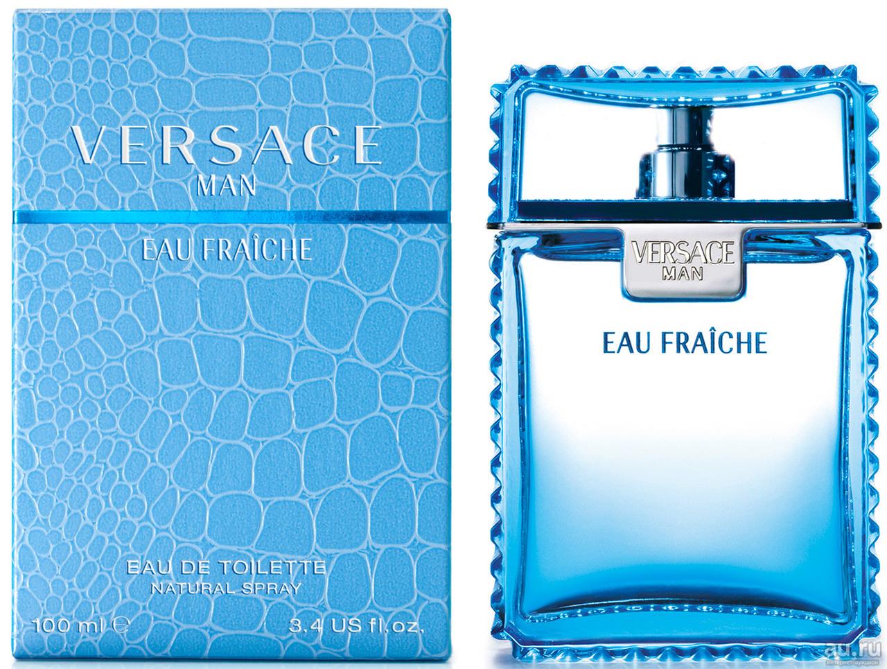 Мужские духи VERSACE Man eau fraiche 100ml - фото 4 - id-p174278818