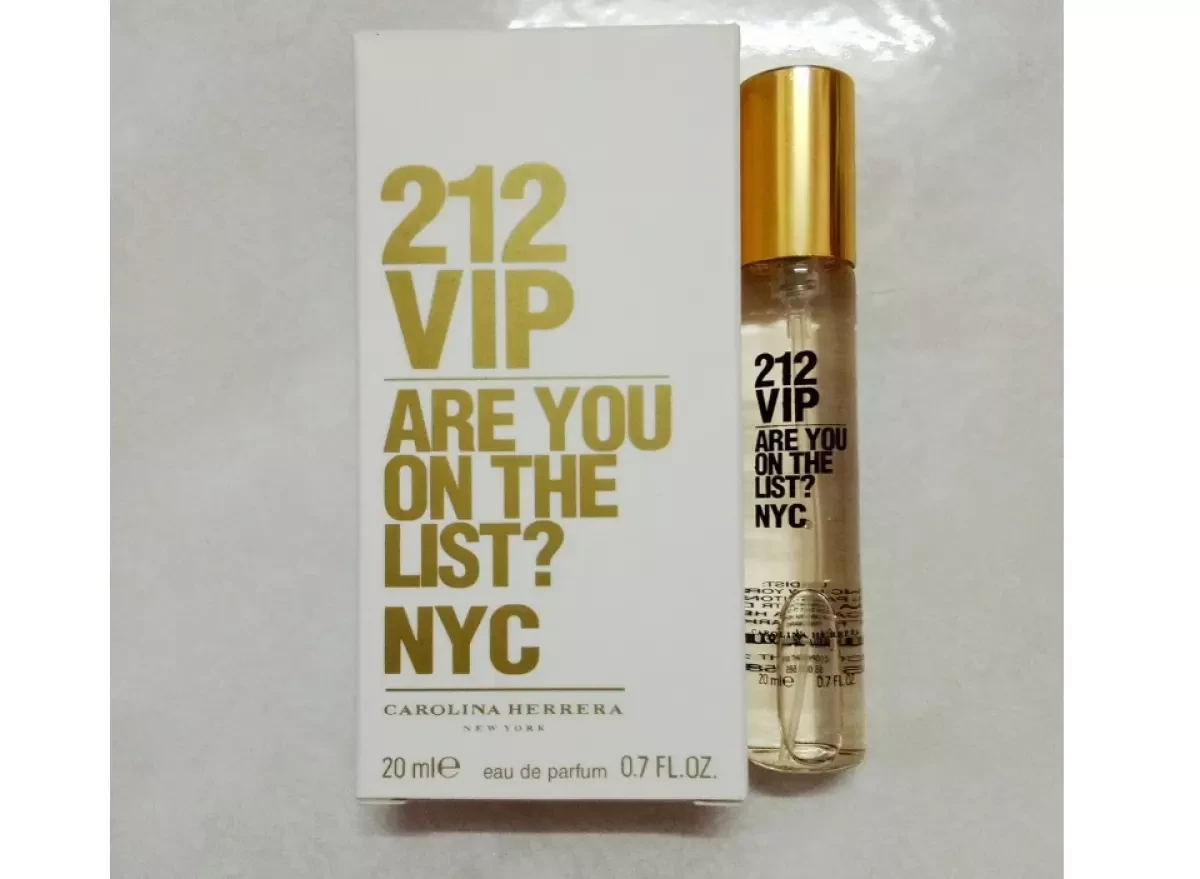 Женские духи CAROLINA HERRERA 212 VIP 20 ml - фото 2 - id-p174278838