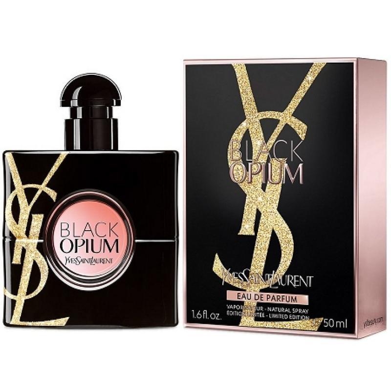 Женские духи YVES SAINT LAURENT Black opium gold 90ml - фото 3 - id-p174278847