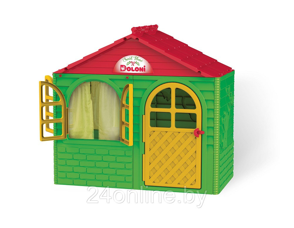 Детский игровой домик со шторками Doloni 025500/13 - фото 1 - id-p174304180