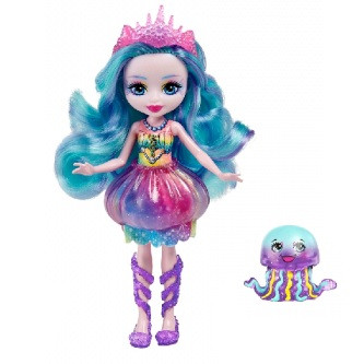 Кукла Джелани Медуза и питомец Стингли Энчантималс HFF34/FNH22 Mattel Enchantimals