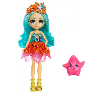 Кукла Морская звезда Старфиш и питомец Бими Энчантималс HCF69/FNH22 Mattel Enchantimals