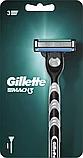 Gillette Mach 3 с 1 кассетой Бритва / Станок для бритья мужской, фото 2