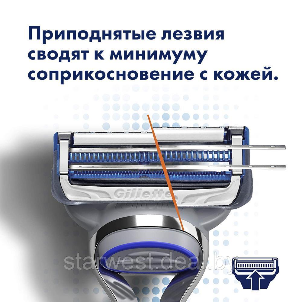 Gillette Skinguard Sensitive с 1 кассетой Бритва / Станок для бритья мужской - фото 7 - id-p133699180