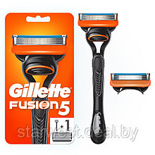 Gillette Fusion 5 с 2 кассетами Бритва / Станок для бритья мужской