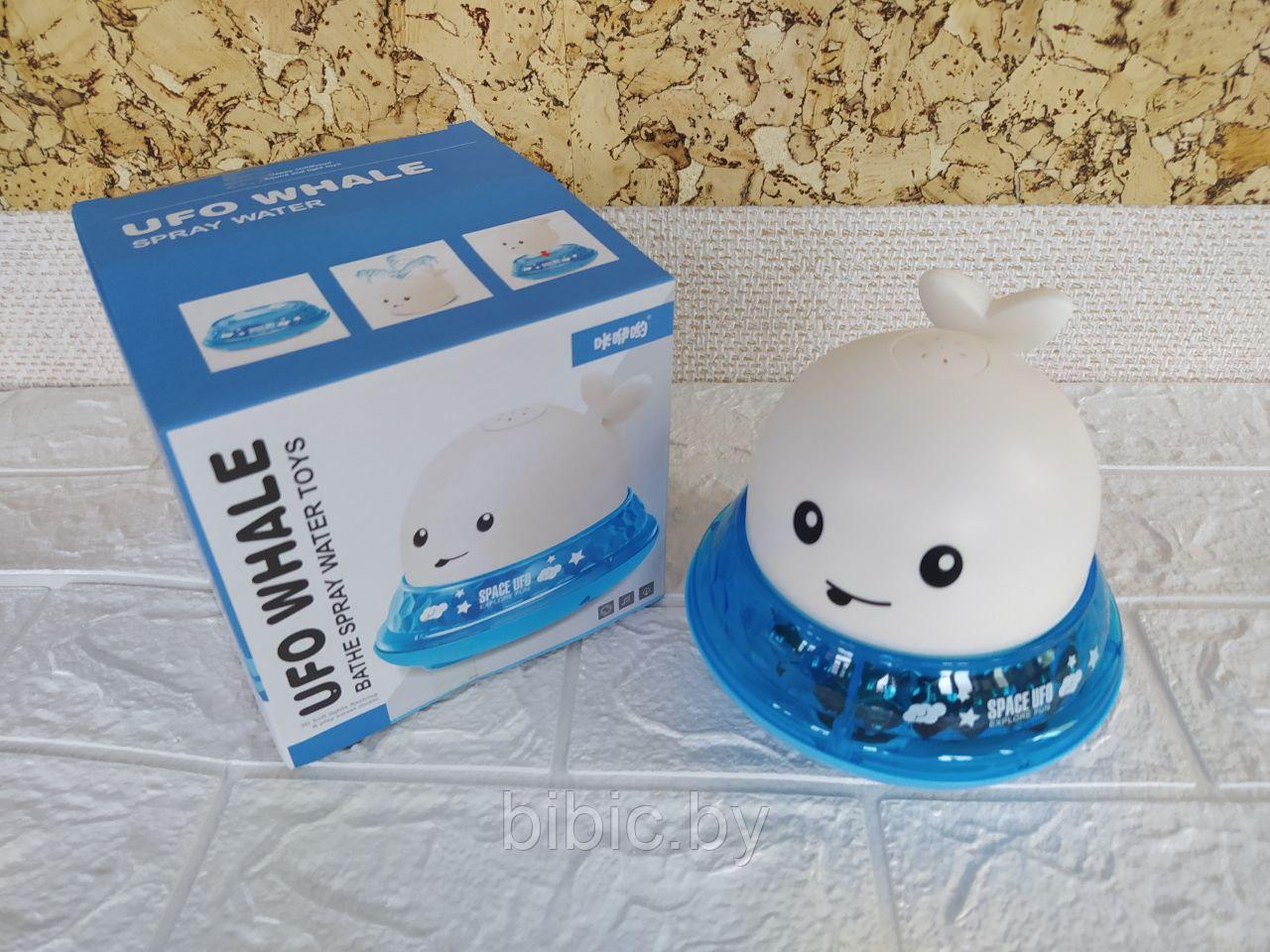 Игрушка для ванной Кит фонтан 2 в 1 , игрушка для купания кит, кит-фонтан на суше и воде. - фото 2 - id-p174311304