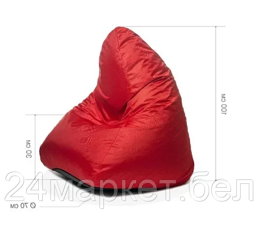 Стандарт L красный Кресло-мешок VENTAL - фото 2 - id-p172577010