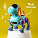Робот-собака IQ DOG, ходит, поёт, работает от батареек, цвет голубой, фото 4