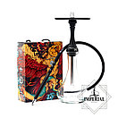 Кальян Alpha Hookah X Black Matte (оригинал) с вертикальной продувкой, фото 2