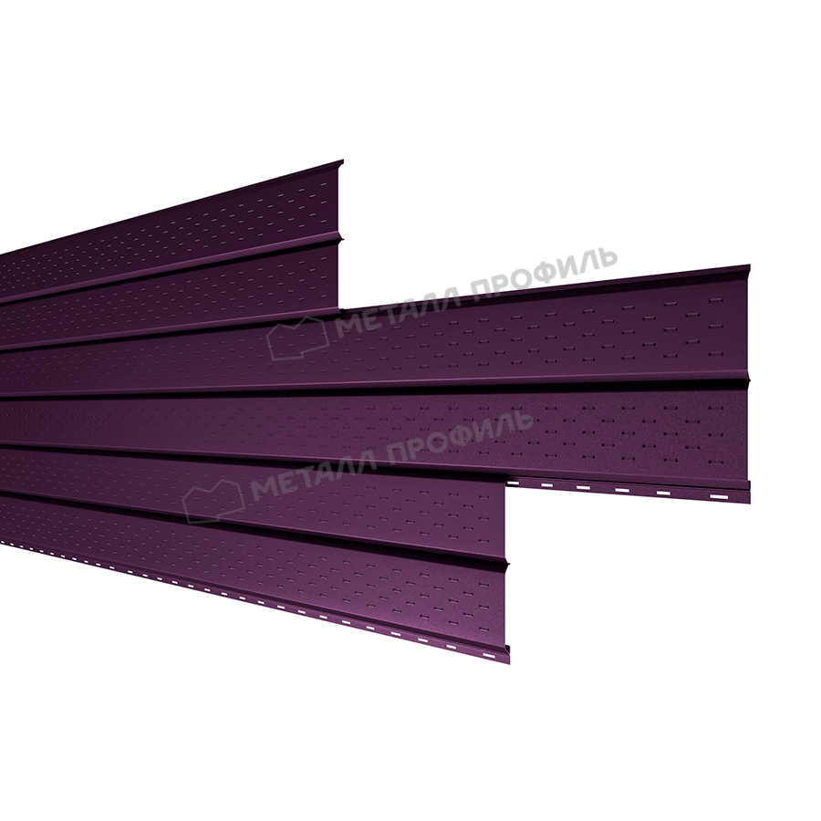 Металл Профиль Софит перфор. Lбрус-XL-14х335 (VALORI-20-Violet-0.5)