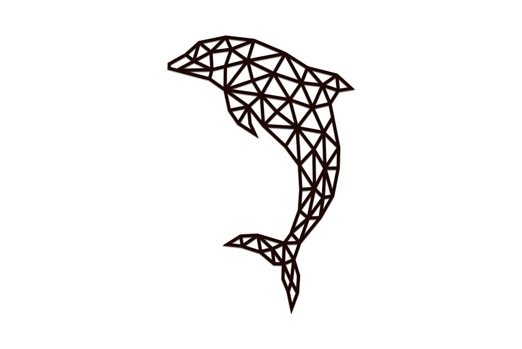 Дельфин. Деревянный пазл для интерьера EWA - фото 1 - id-p174323903