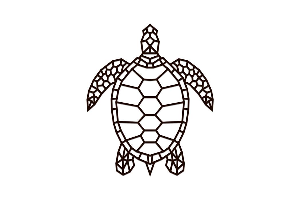 Морская черепаха. Деревянный пазл для интерьера EWA