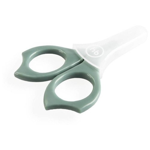 Детские ножницы для ногтей с колпачком Happy Baby "Baby Scissors", зеленые