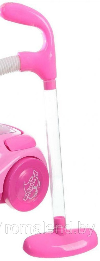 Детский пылесос 0925 розовый со световыми и звуковым эффектами. - фото 5 - id-p174344595