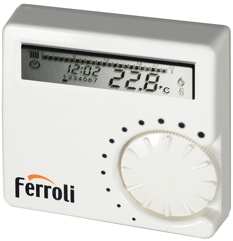 Термостат проводной FER 9 Ferroli - фото 1 - id-p174344995