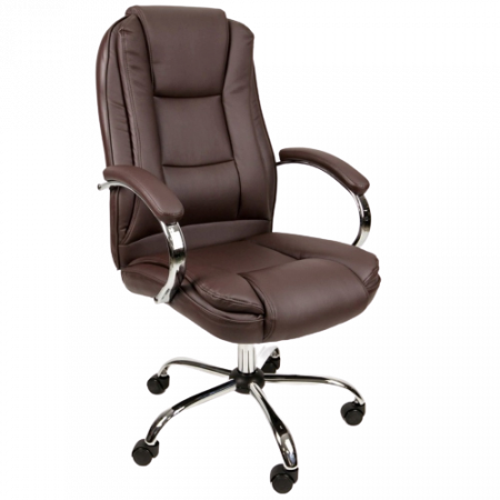 Офисное кресло Calviano Vito SA-2043 коричневое - фото 1 - id-p174348697