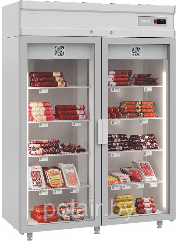 Холодильный шкаф DM114-S без канапе POLAIR (ПОЛАИР) 1400 литров t +1 +10 - фото 3 - id-p107248601