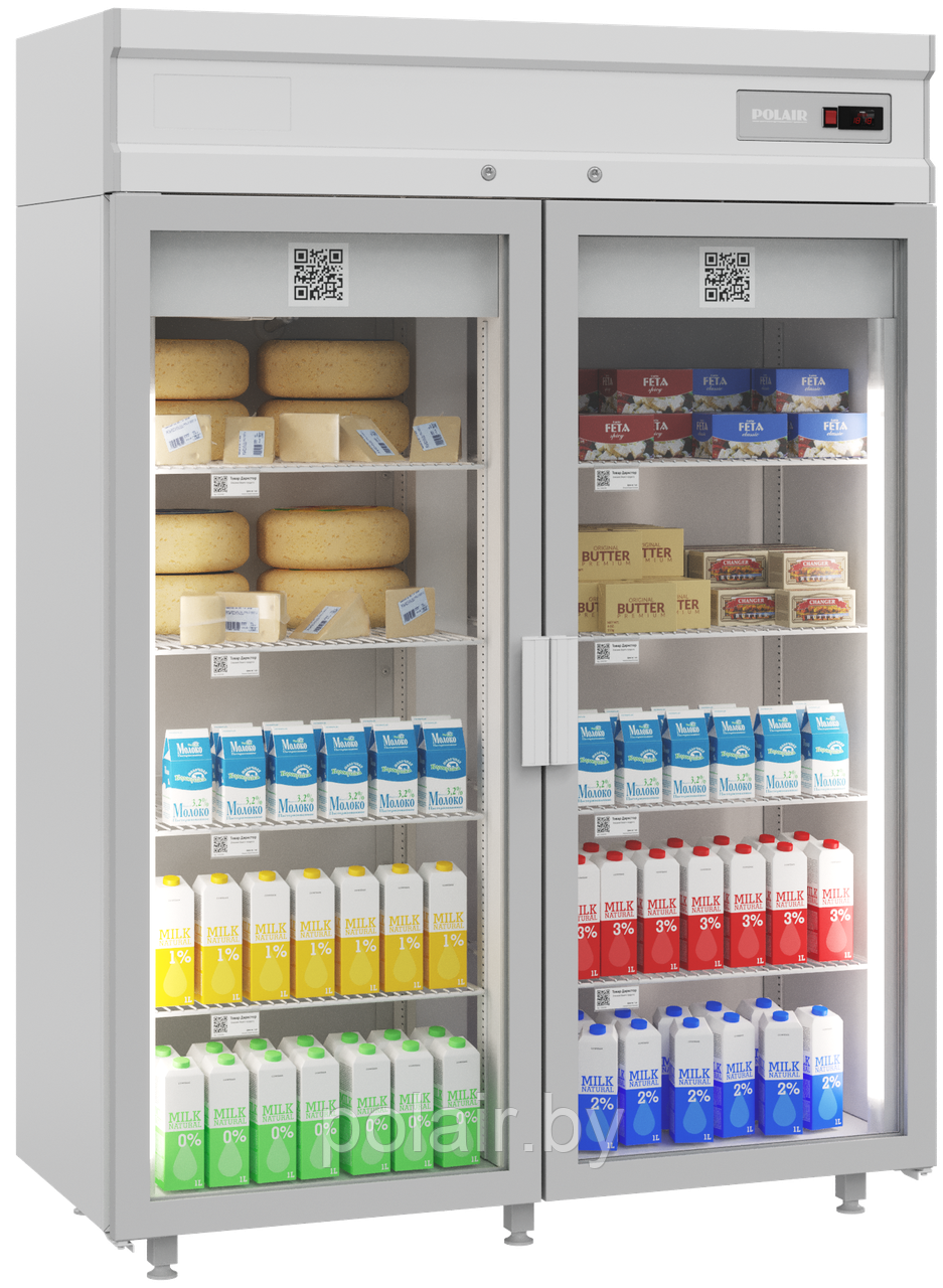 Холодильный шкаф DM114-S без канапе POLAIR (ПОЛАИР) 1400 литров t +1 +10 - фото 1 - id-p107248601