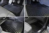 Автоковрик  резиновый    задний UNI-14 (RL black) Daewoo Tico, фото 3